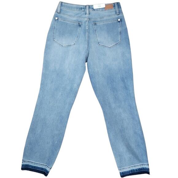 JUDY BLUE Therma Denim Boyfriend Fit High Waist Jeans Womens 3/26 Two Toned - Picture 6 of 16